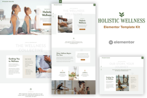 Holistic welness alternative health elementor template kit v10 gplpixel.png