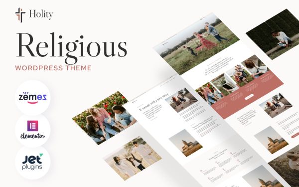 Holity - Church & Religious WordPress theme - Image 1