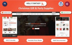 Holly fantasy christmas gifts new year party supplies wordpress elementor.jpg