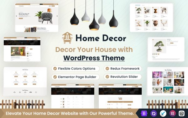 Home Decor Elementor WordPress Theme - Image 1