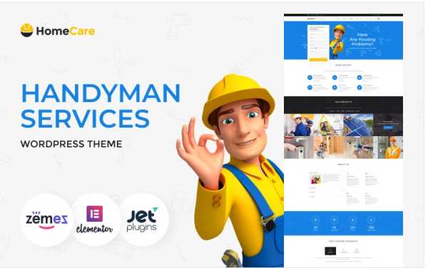 HomeCare - Handyman Services WordPress Theme - Image 1