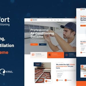 Homefort - Air Conditioning & Heating WordPress Theme + RTL