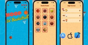 Hoop 2d basketball game swiftui ios game play codermarket.jpeg