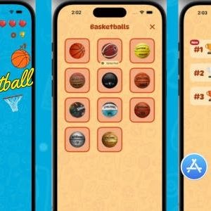 Hoop: 2D Basketball Game : SWIFTUI IOS GAME PLAY