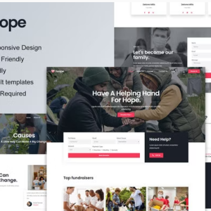 Hoope - Charity & Donation Elementor Template Kit