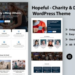 Hopeful - Charity & Donation WordPress Theme