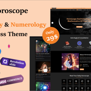 Horoscope - Astrology and Numerology WordPress Theme