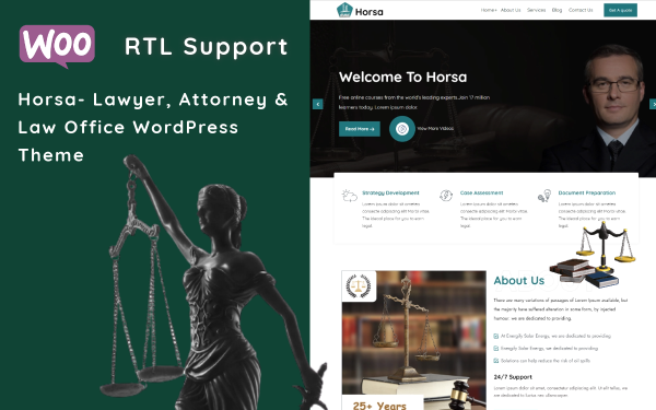 Horsa - Law Firm and Attorney Theme - Image 1