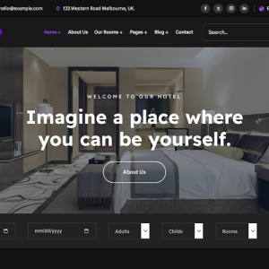 Hotelo - Hotel, Resort, Motel Booking Responsive Elementor WordPress Theme
