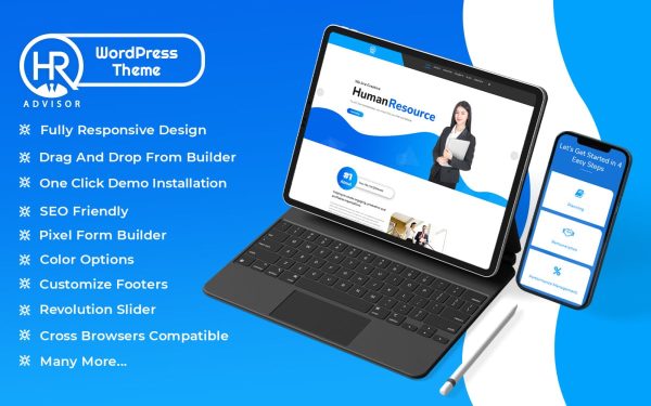 HR Advisor-Human Resources And Recruiting WordPress Theme - Image 1