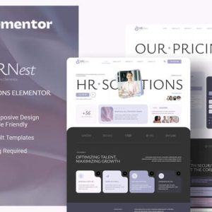 HRNest - HR Solutions Elementor Template Kit