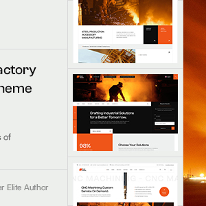 Hubsteel - Industrial & Factory WordPress Theme