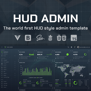 HUD - Vue 3 Bootstrap 5 Admin Template