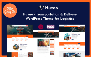 Huvao transportation delivery wordpress theme for logistics.png