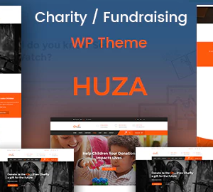 Huza - Charity Responsive WordPress Theme