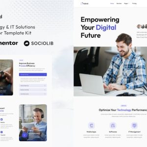 Hybrid - Technology & IT Solutions Elementor Template Kit