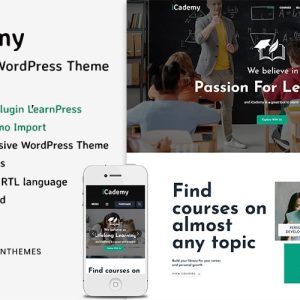 iCademy - Education WordPress Theme.