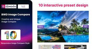 Image Compare WordPress Plugin For Elementor