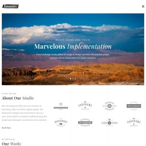 Imanus - Design Multipurpose Minimal WordPress Elementor Theme
