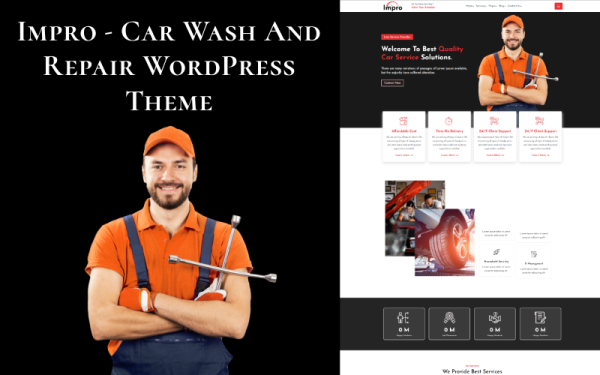 Impro - Car Wash And Repair WordPress Theme - Image 1