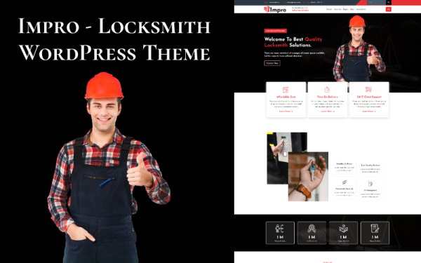 Impro - Locksmith Service WordPress Theme - Image 1