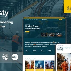 Industy - Factory & Industry WordPress Theme
