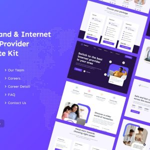 Inexus | Broadband & Internet Service Provider Elementor Template Kit