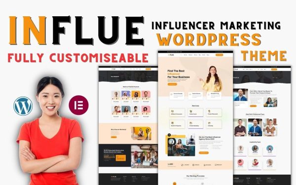 Influe - A Premium WordPress Theme For Influence Marketing – SEO & Digital Agency - Image 1