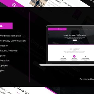Inna Single Page WordPress Theme