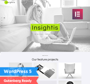 Insightis creative minimal wordpress elementor theme.png