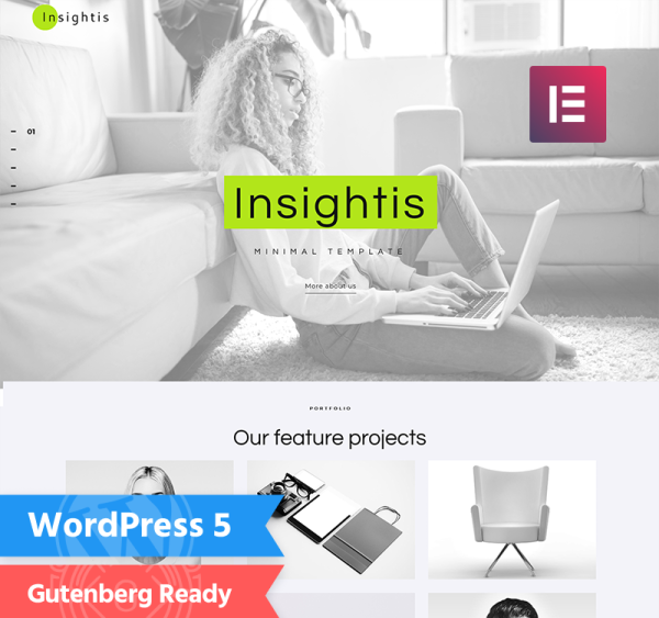 Insightis - Creative Minimal WordPress Elementor Theme - Image 1