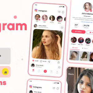 Instagram - Social Media React Native CLI Ui Kit