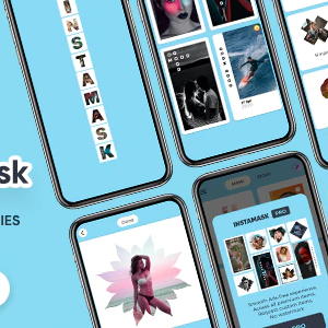 Instamask - Photo Masks - Photo Frame - Photo Editor App (Android/CodeIgniter)