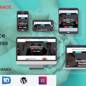 Insurance Company - Responsive Insurance Consulting WordPress theme