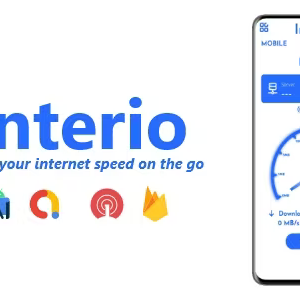 Interio - Internet Speed Test - ADMOB, FIREBASE, ONESIGNAL