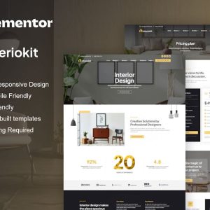 Interiokit - Interior Design & Architecture Elementor Template Kit