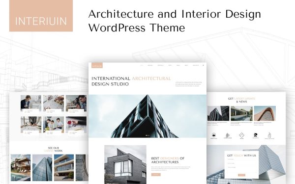 Interiuin - Architecture and Interior Design WordPress Theme - Image 1
