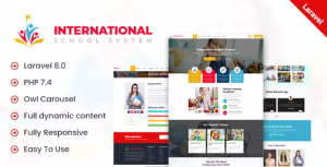 International school php laravel script codermarket.png