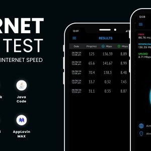 Internet Speed Test with AdMob Ads Android
