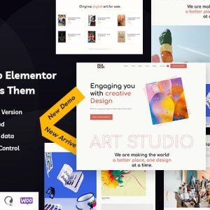 Invacat - Art Studio Elementor WordPress Theme
