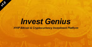 Invest genius cryptocurrency hyip investment platform codermarket.png
