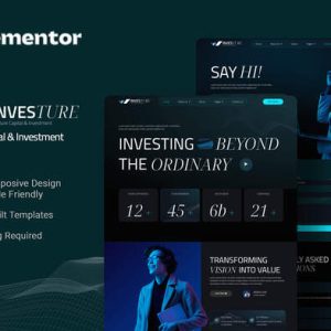 Investure - Venture Capital & Investment Elementor Template Kit