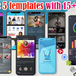 ionic 5/6 themes bundles / ionic 5 templates with 15+ apps