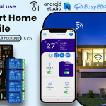 ioT Smart Home Automation Android App + Circuit + Gerber