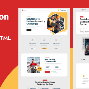 IronCon - Construction HTML Template