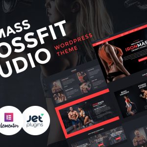 IronMass - Gym Fitness & Bodybuilding WordPress Elementor Theme