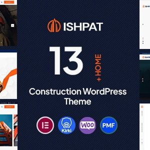 Ishpat - Construction WordPress Theme