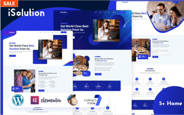 iSolution - IT Solution & IT Services Technology WordPress Theme - Image 1