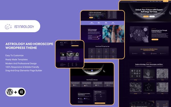 Istarology - Astrology & Esoteric Horoscope Wordpress Theme - Image 1