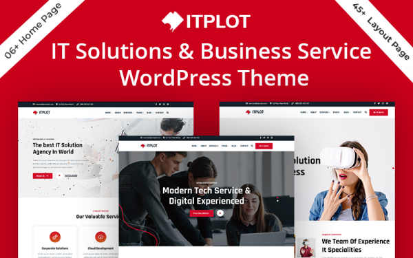 IT-Plot - IT Solution & Business Corporate WordPress Theme - Image 1